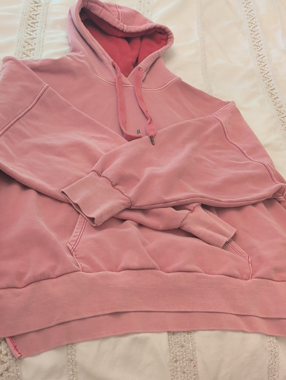 American Eagle Outfitters Dusty Pink Oversized Hoodie Sweatshirt